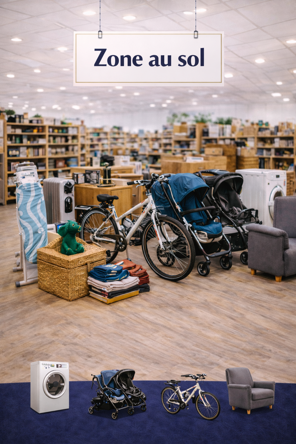 Location Emplacement au Sol (Objets Volumineux)